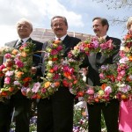 2005 Bundesgartenschau, Eröffnung mit den Ministerpräsidenten Edmund Stoiber und Matthias Platzeck